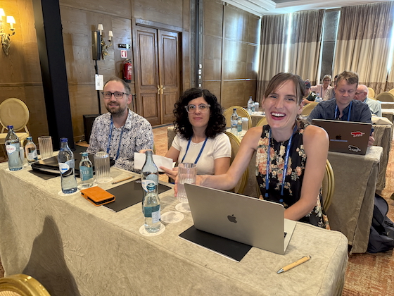 Thibaut Brunet, Irma Querques, Stephanie Ellis
