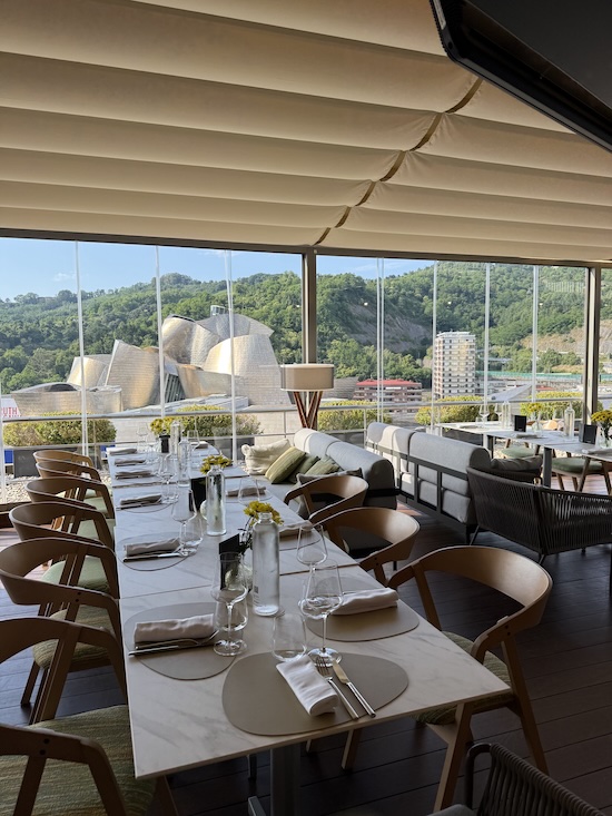 The Artist Hotel rooftop restaurant