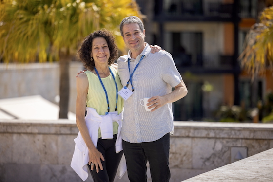 Bonnie Bassler and Ricardo Mallarino