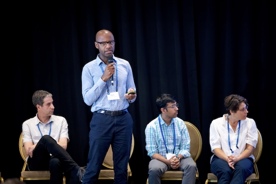 Jonathan Abraham gives his flash talk