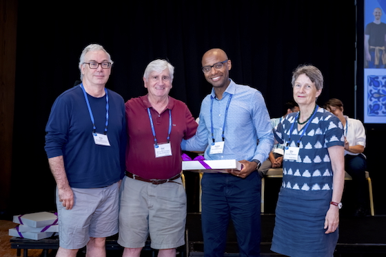 Plate presented to Jonathan Abraham