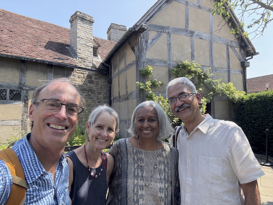 Ron with Karen and Jitu