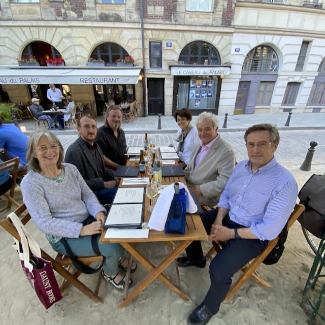 Michael Hall with colleagues in Paris 2022